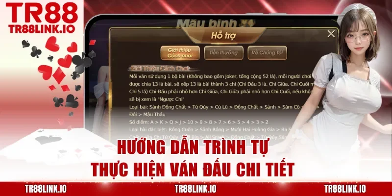 Hướng dẫn trình tự thực hiện ván đấu chi tiết