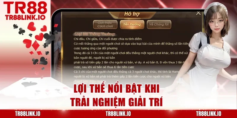 Lợi thế nổi bật khi trải nghiệm giải trí